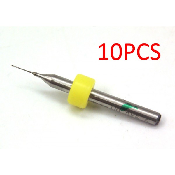 10Pcs 0.3mm Extruder Nozzle Cleaning Drill Bit