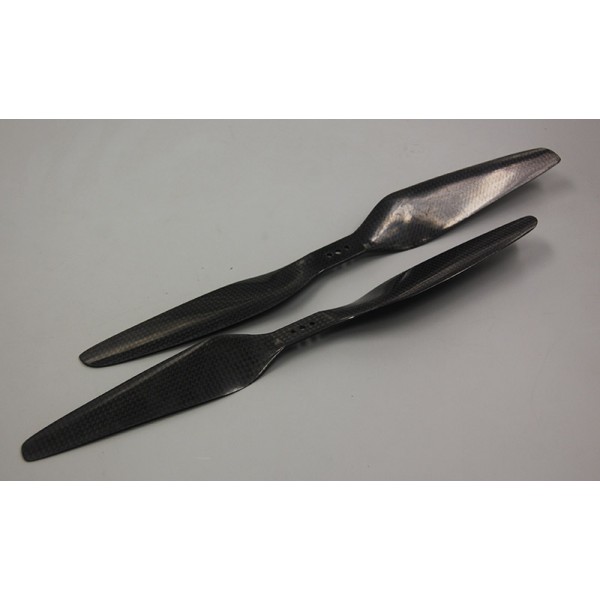 13 x 5.5 Carbon Fiber Multi-Rotor Prop Set (One Regular and One Pusher)