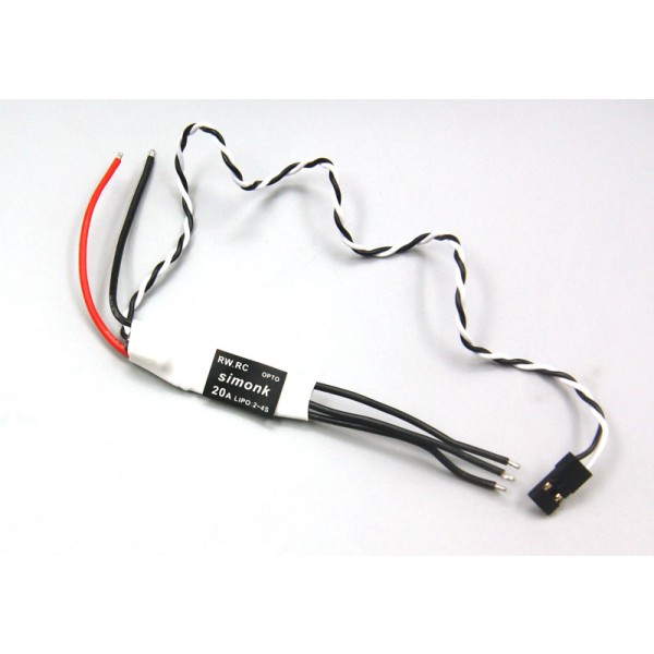 GForce 20A Brushless Multi-Rotor ESC with SimonK Firmware (2-4S No BEC)