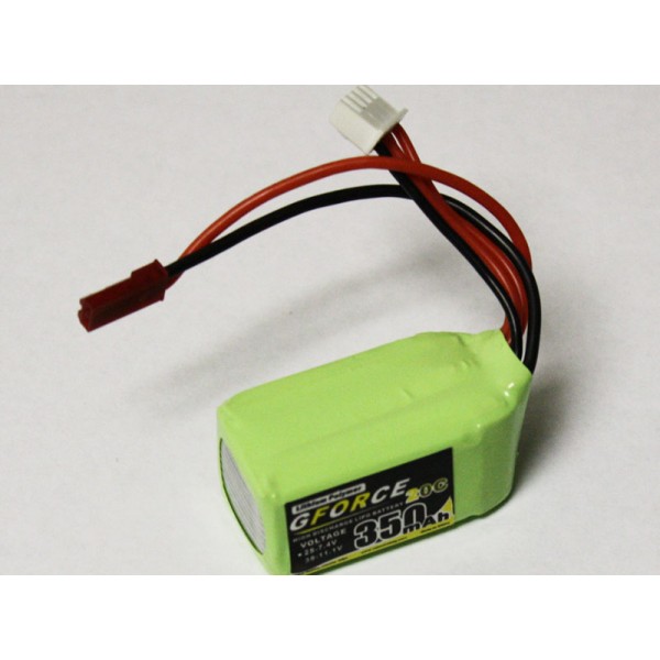 GForce 20C 350mAh 3S 11.1V LiPO (JST)