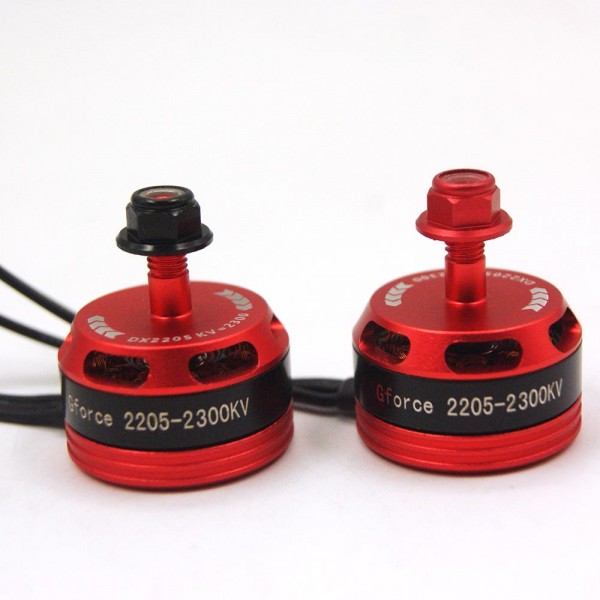 GForce 2205-2300KV Brushless Multicopter Motor Set (CW/CCW)
