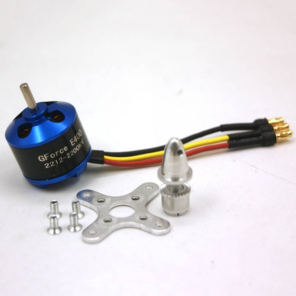 GForce E400 Brushless Outrunner Motor (2212 - 1400KV)