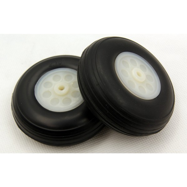 2-3/4in Rubber Wheel (2pcs)
