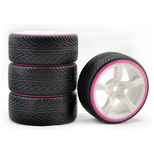 1:10 Drift Tire and Wheel Set with Foam Insert (4pcs)