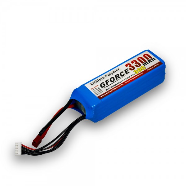 GForce 30C 3300mAh 6S 22.2V LiPO (T-Connector)