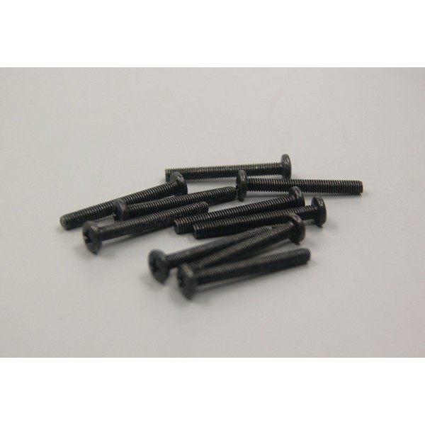B Head Cross Screw BM3*25.5 10pcs for Acme 1/10 Flash (33293)