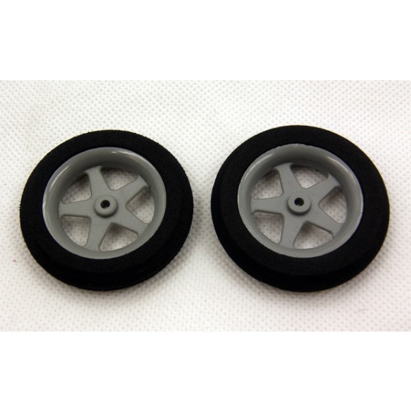 1.45in Five Spoke Micro Foam Wheels (2-pcs)
