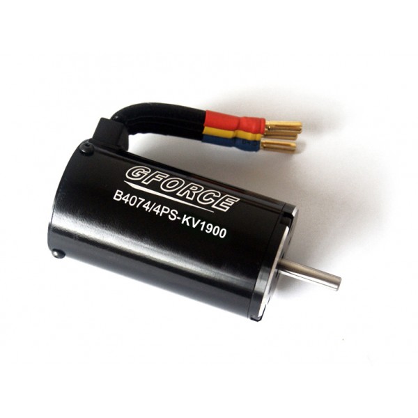 Gforce 4074 4-Pole Sensored Brushless Motor (1/8 Scale Racing)-1900KV