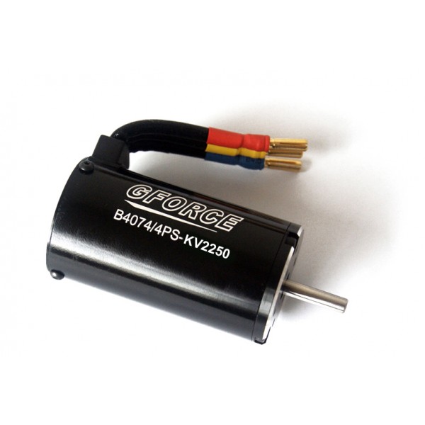 Gforce 4074 4-Pole Sensored Brushless Motor (1/8 Scale Racing)-2250KV