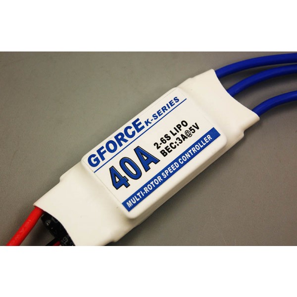GForce 40A Brushless Multi-Rotor ESC with SimonK Firmware (2-6S LiPOs)
