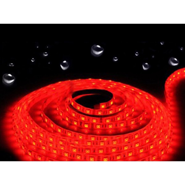 5050 Splash-Proof LED Light Strip - Red (1 Meter/3.3 Feet)