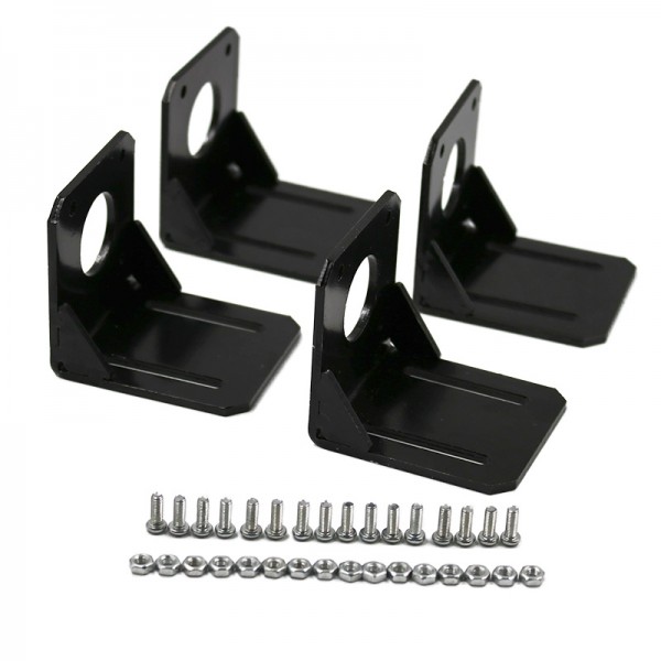 4pcs Steel Mounting Bracket For Nema 17 Stepper Motors