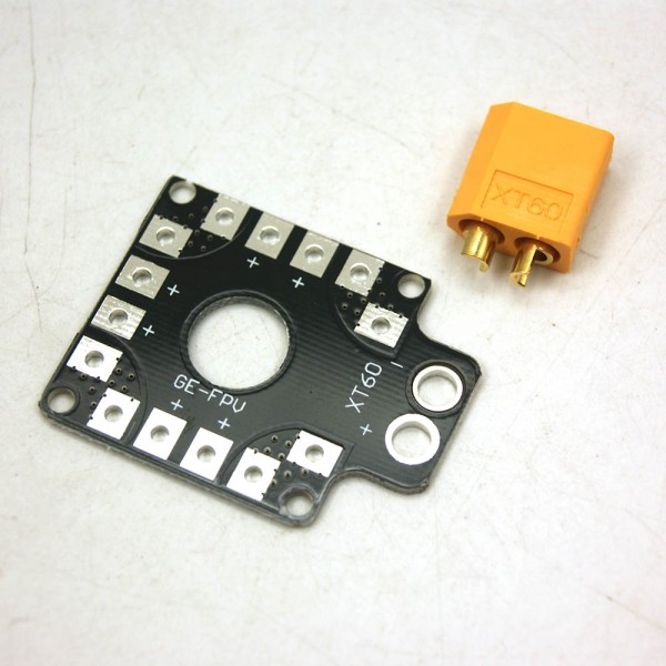 CC3D/Naze32 Power Distribution Board with Built-In XT60