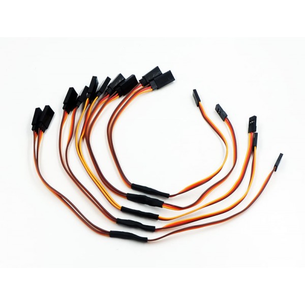 5pcs JR/Hitec Style Servo Y-Harness 26AWG 12in (30cm)