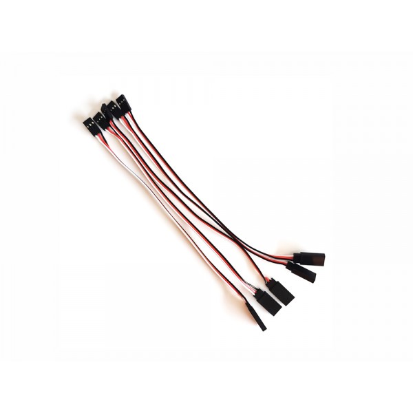 5pcs Universal (Futaba/JR) Servo Extension 26AWG 18in (45cm)