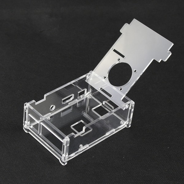 Clear Acrylic Case For Raspberry Pi 2, 3, Model B+