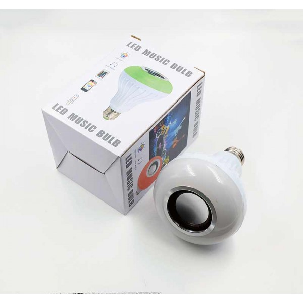 LED Wireless Bluetooth Control Smart Music Audio Speaker RGB Color Bulb Light Lamp