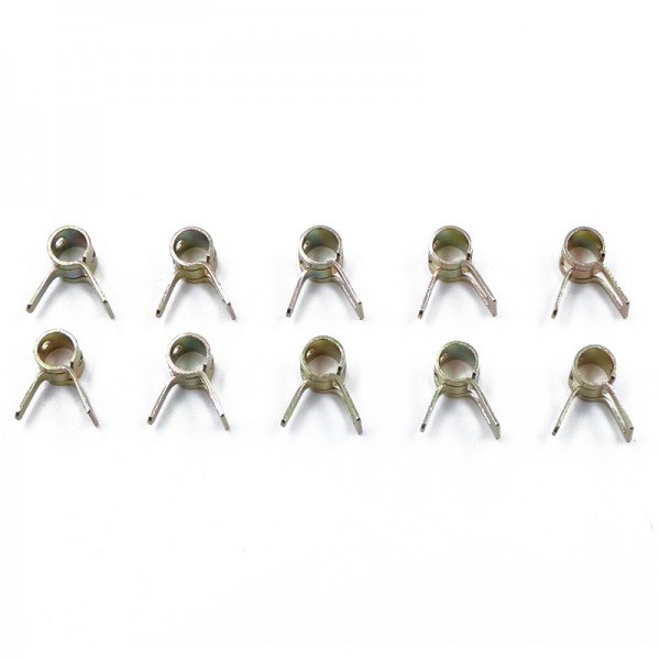 10Pcs 5mm Metal Fuel Line Clip