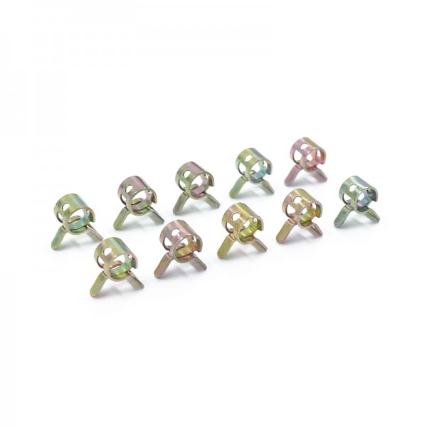 10Pcs 6mm Metal Fuel Line Clip