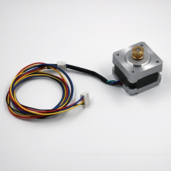 Nema 14 0.9deg 0.4A Stepper Motor with 15T Copper Gear