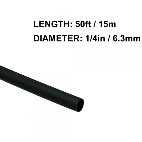 1/4in Adhesive Lined Heat Shrink Tubing 50ft (3:1 Shrink Ratio)
