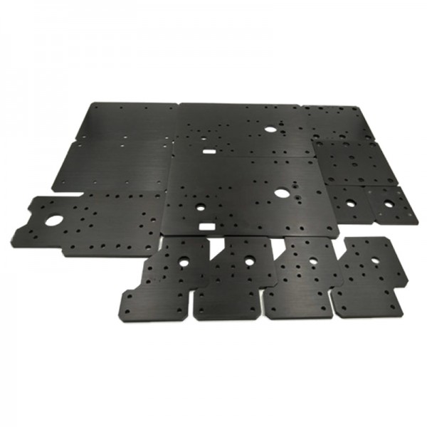 Aluminum Gantry Plates for WorkBee CNC Machine (Black)