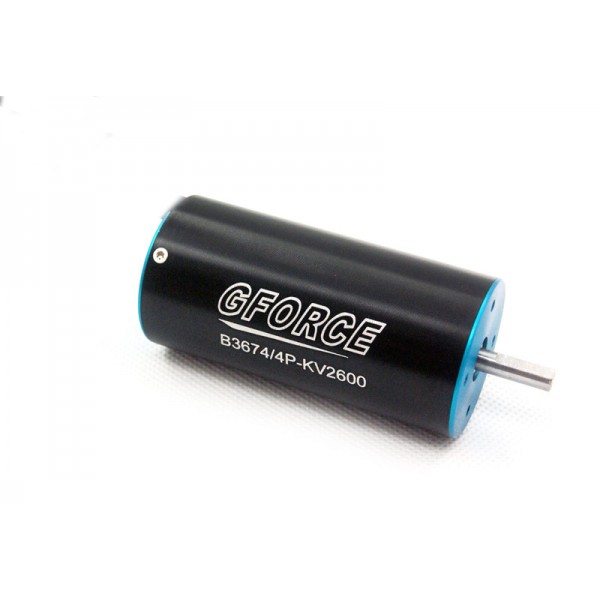 GForce 3674 4-Pole Brushless Motor (1/8 Scale Vehicles) - 2600KV