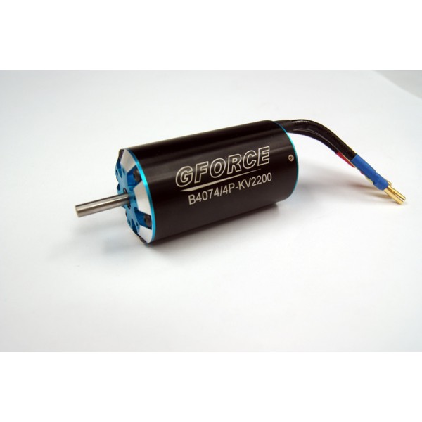 GForce 4074 4-Pole Brushless Motor (1/8 Scale Racing) - 2200KV