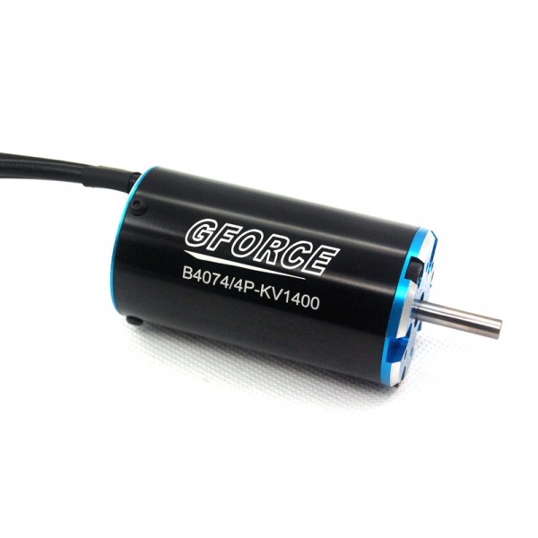 GForce 4074 4-Pole Brushless Motor (1/8 Scale Racing) - 1400KV