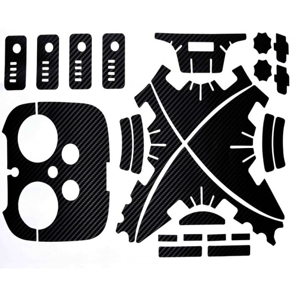 Carbon Fiber Wrap Sticker for DJI Phantom3 Quadcopter & Remote Controller