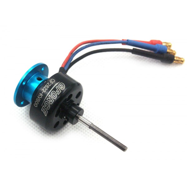 GForce CF2822 Multicopter Outrunner Motor (Threaded Shaft)-800KV