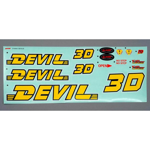 Dynam Devil Decal (Devil-12)
