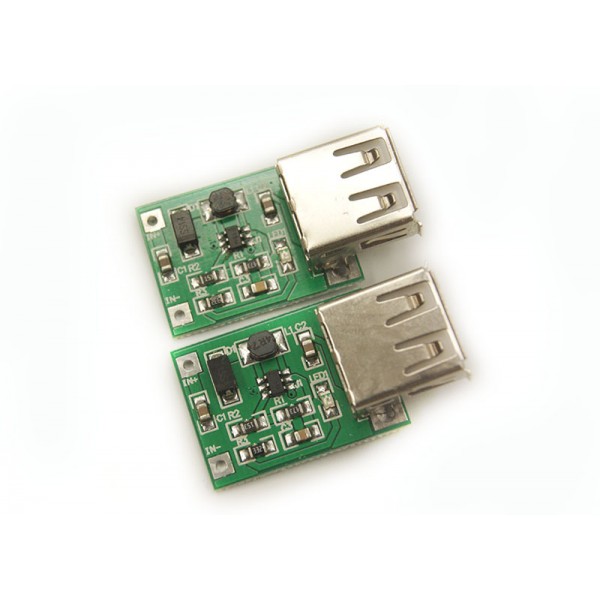 2pcs 600mA 0.9V-5V to 5V DC-DC Converter Step Up Boost Module with USB