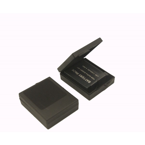 GoPro Hero 4 AHDBT-401 Battery Protective Storage Case Set of 2 