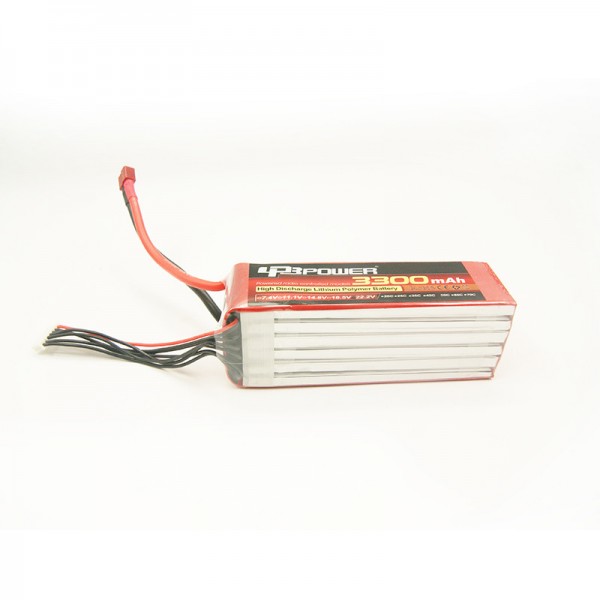 60C 3200mAh 6S 22.2V LiPO (T Connector)