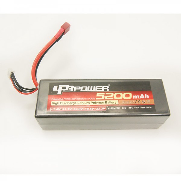 Kylin 35C 5200mAh 3S 11.1V Hard Case Car LiPO (T-Connector)
