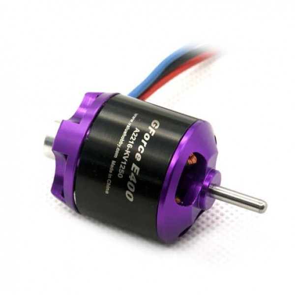 GForce E400 Brushless Outrunner Motor (A2216-1250KV)