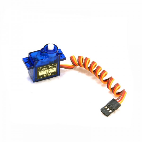 Towerpro SG90 Analog Plastic Gear Micro Servo (24in Long Servo Wire)