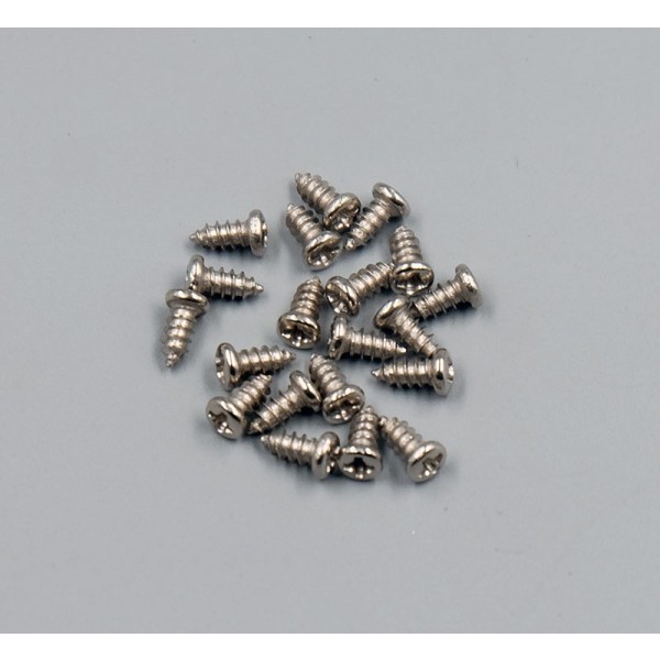 Metric Phillips Head Self-Tapping Screw M2.5 x 6mm for Servo (20pcs)