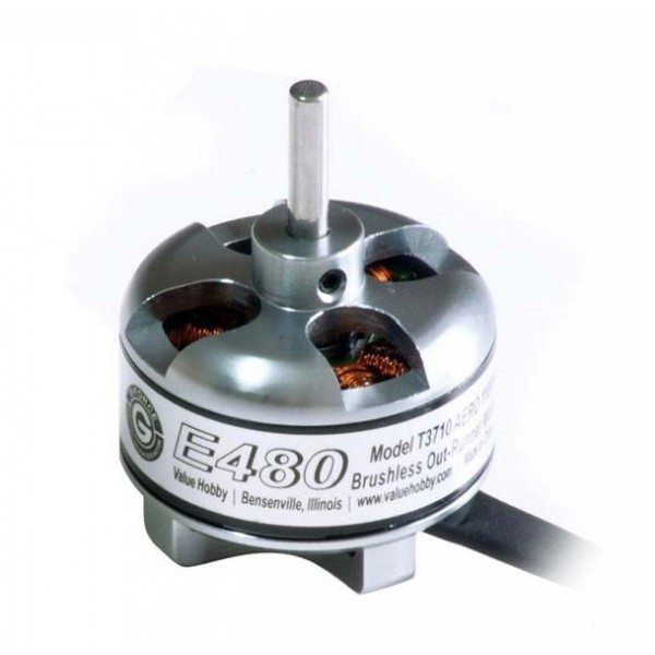 GForce E480 Brushless Outrunner Motor (3710-1100KV)