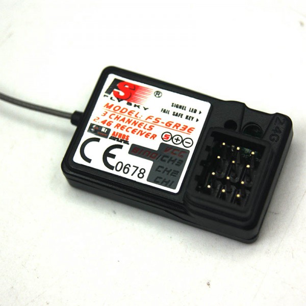 Flysky FS-GR3E 2.4Ghz 3CH Receiver (Surface Vehicles)