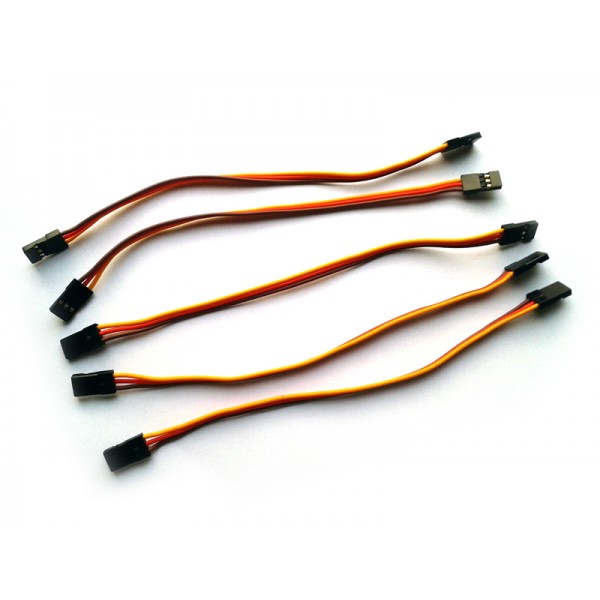 Male to Male Servo Wire (JR Connector) 22AWG 6in/15cm (5PCS)