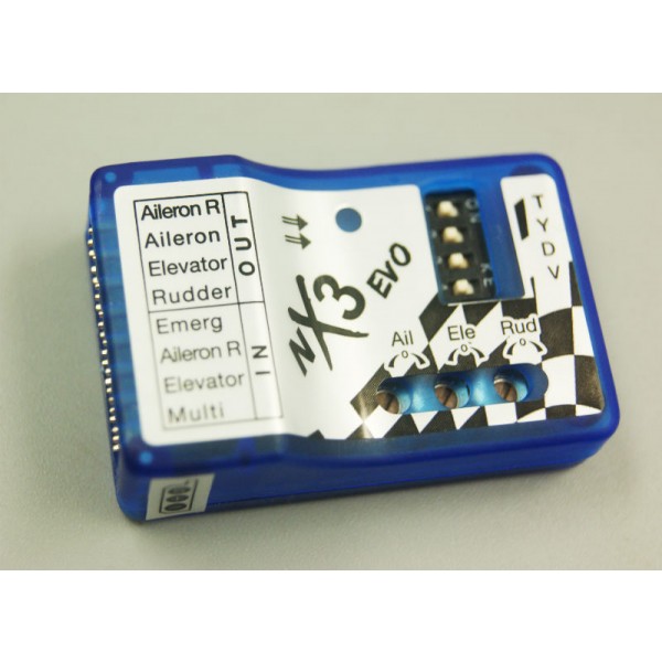 NX3 Evo Flight Stabilization Controller for Fixed Wing Planes