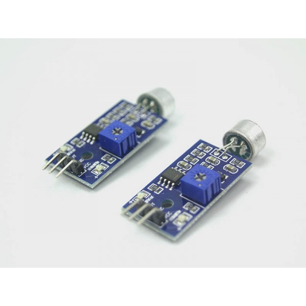2 Pcs Microphone Sensor High Sensitivity Sound Detection Module For Arduino 