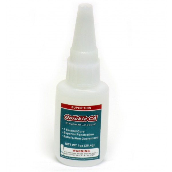 Quickie Super Thin Instant Cure CA Glue (1 oz Bottle)