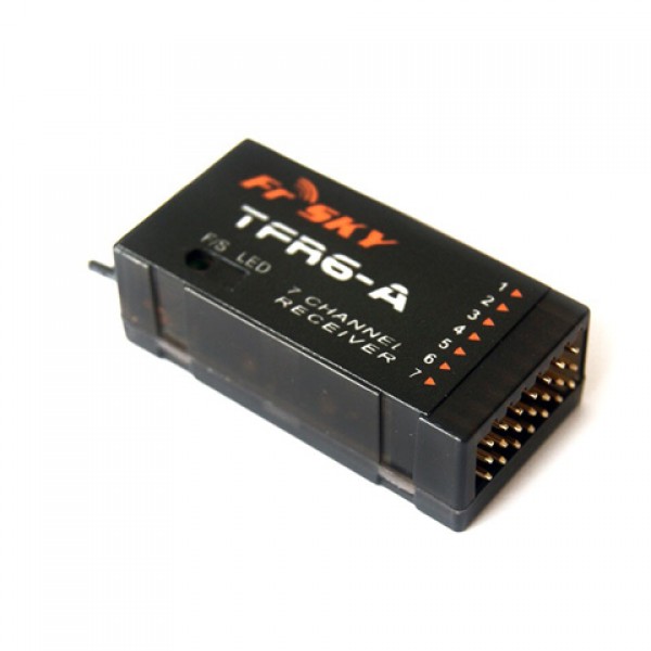 FrSky TFR6A 2.4GHz 7CH Receiver (Futaba FASST Compatible) - End Pin