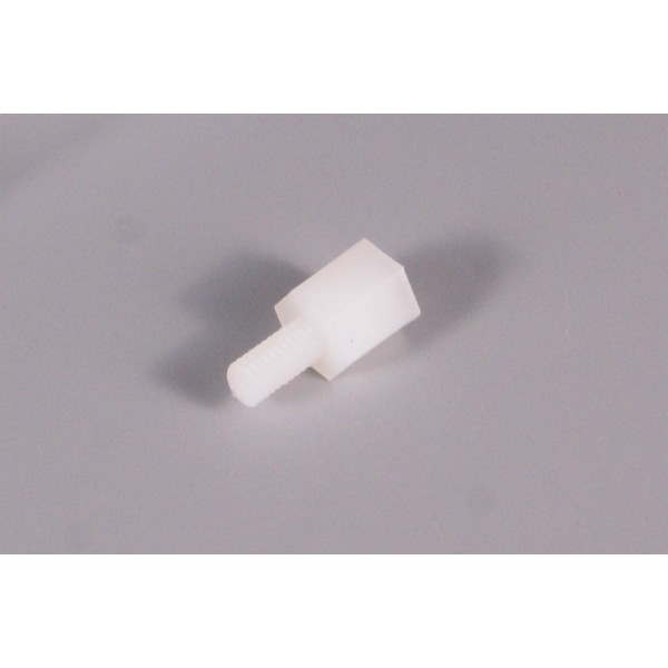 M3x6mm Nylon Hex-Shape Male-Female Threaded Standoff Spacer (Pack of 20)