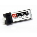 GForce 30C 160mAh 1S 3.7V LiPO (mSR Replacement)