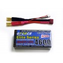 GForce Elite Series 45C 4600mAh 2S "Shorty" Hard Case LiPO Pack (T-Connector)