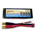 GForce Elite Series 70C 6000mAh 2S Hard Case Car LiPO Pack (T-Connector)